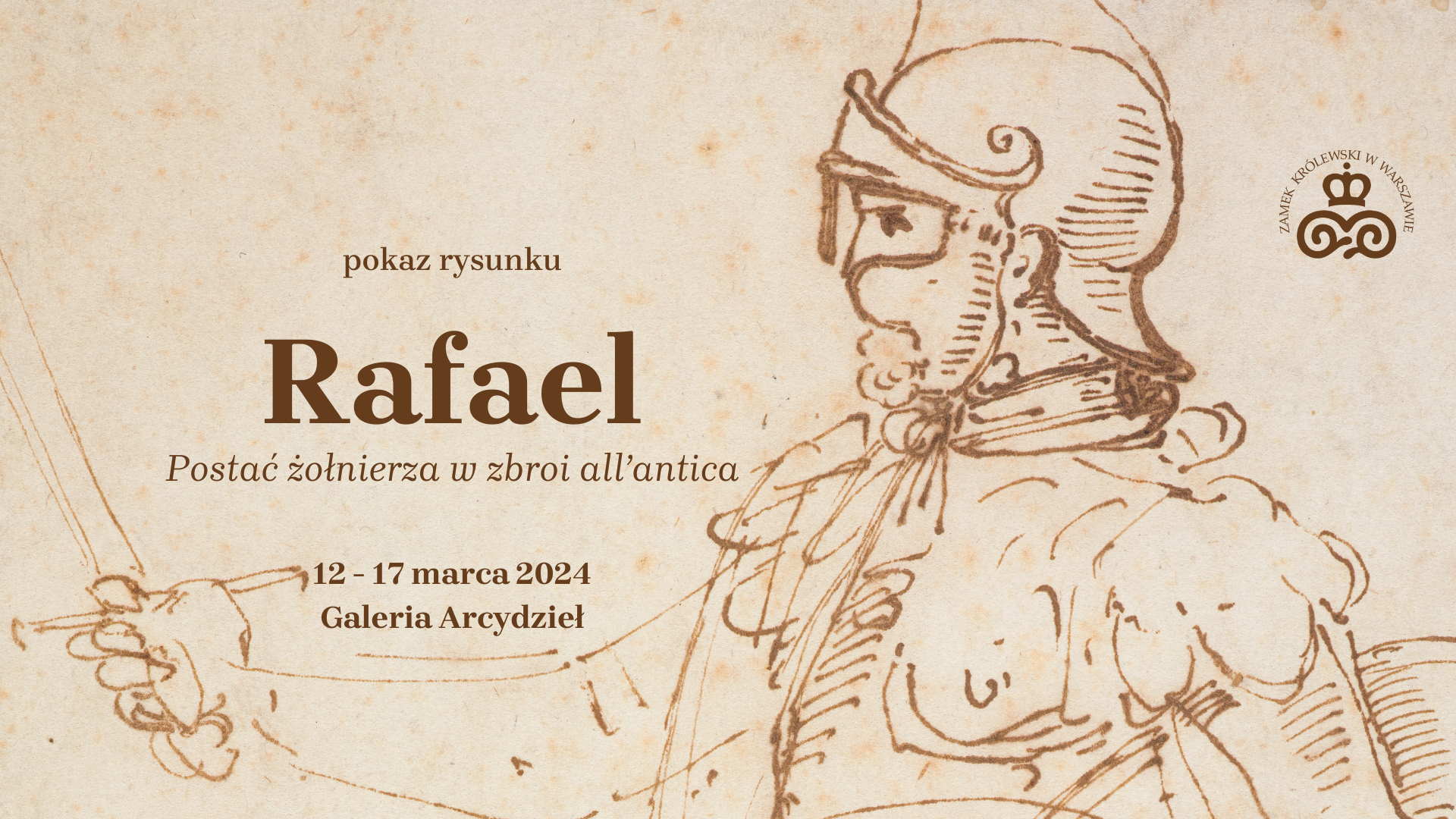 Raphael – A Standing Soldier in Armor Seen in Profile