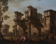 Bernardo Bellotto, Forum Nerwy w Rzymie, olej, płótno, 85 x 107 cm, nr inw. ZKW/6695